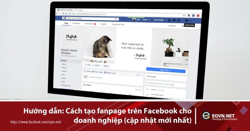 Cách tạo fanpage facebook