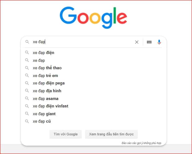 Seo Google từ khóa