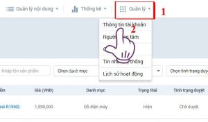 Click quan-ly chon thong tin tai khoan