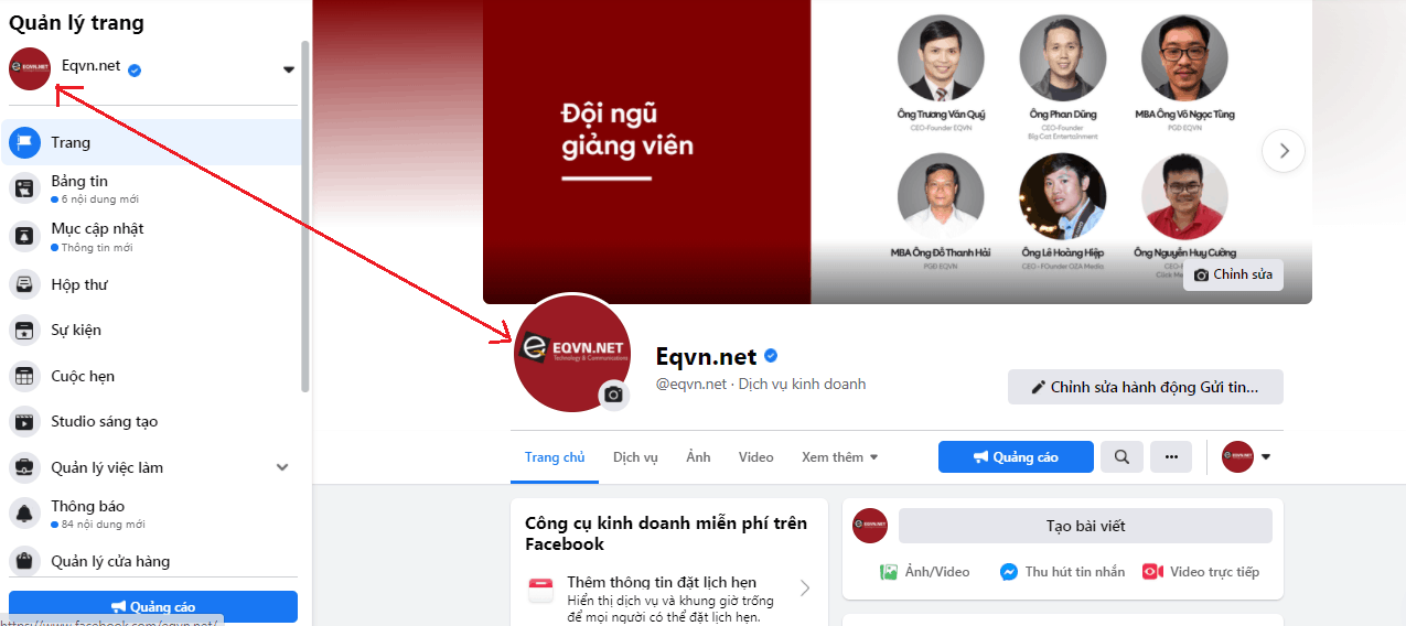 hình ảnh profile Facebook