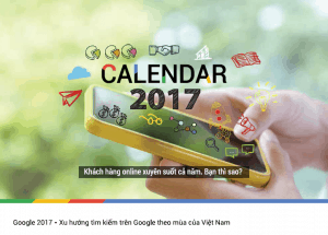 Xu hướng tìm kiếm trên Google tại Việt Nam 2017