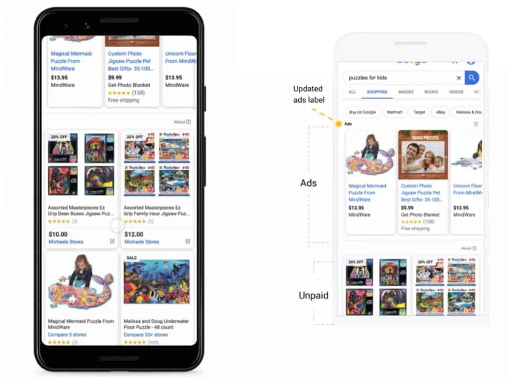 Google Shopping thay đổi chiến lược