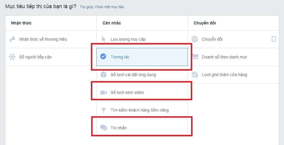 Quảng cáo tăng tương tác