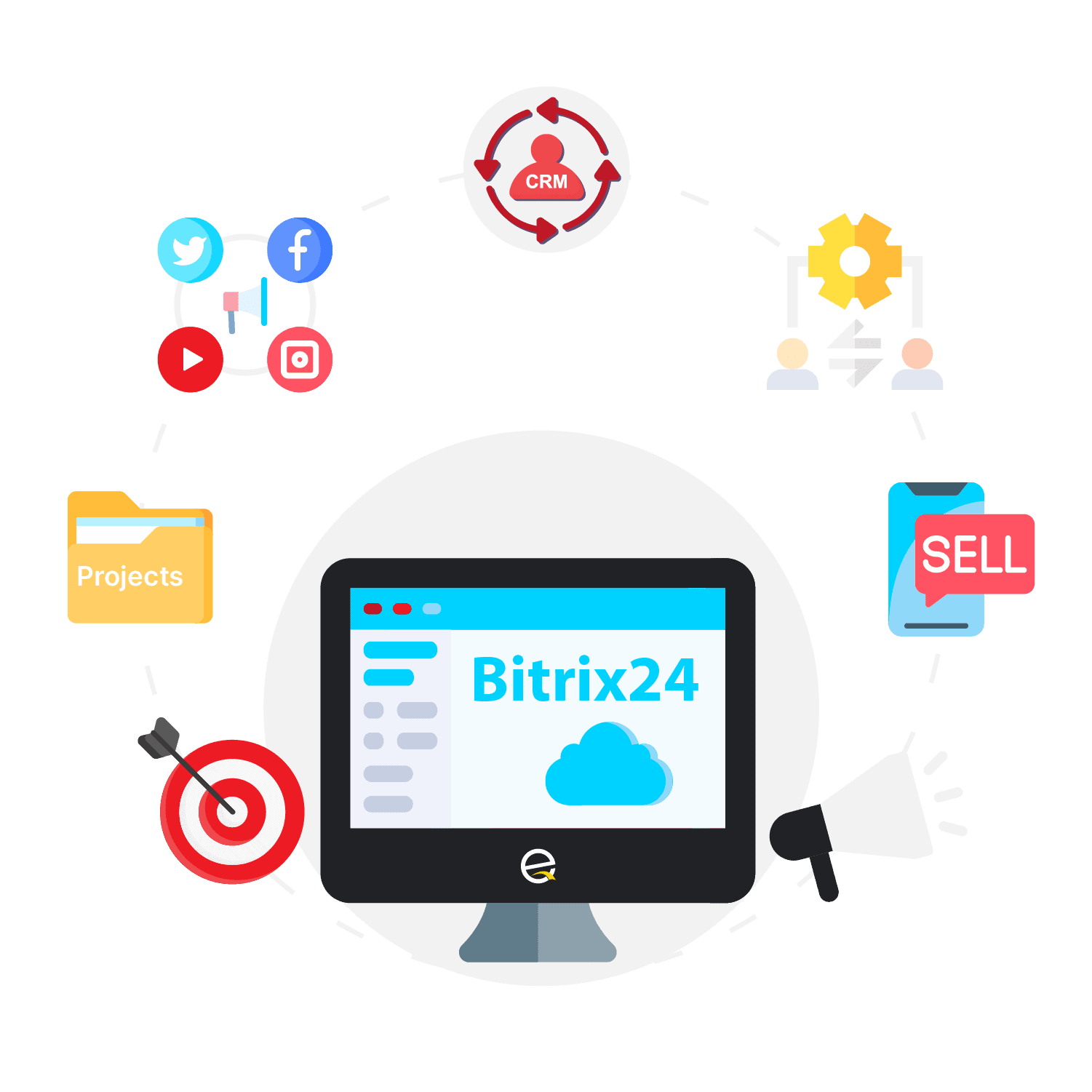 Phần mềm Bitrix24 CRM giải pháp quản trị doanh nghiệp EQVN