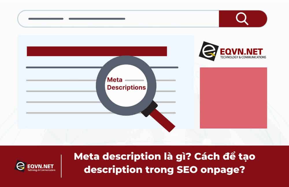 Meta description là gì?