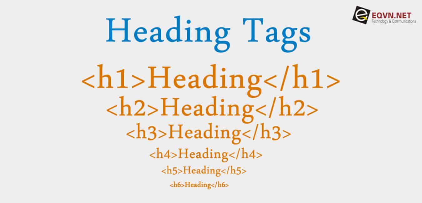 Cách thức sử dụng các thẻ tiêu đề hiệu quả