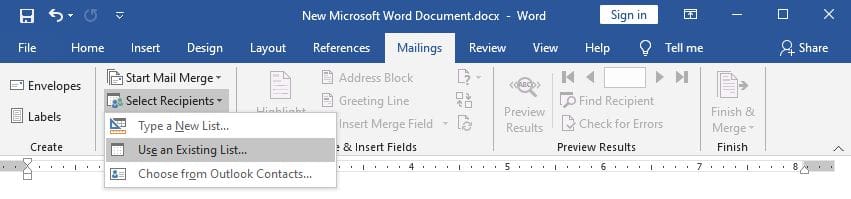 Gửi mail hàng loạt trong outlook 2