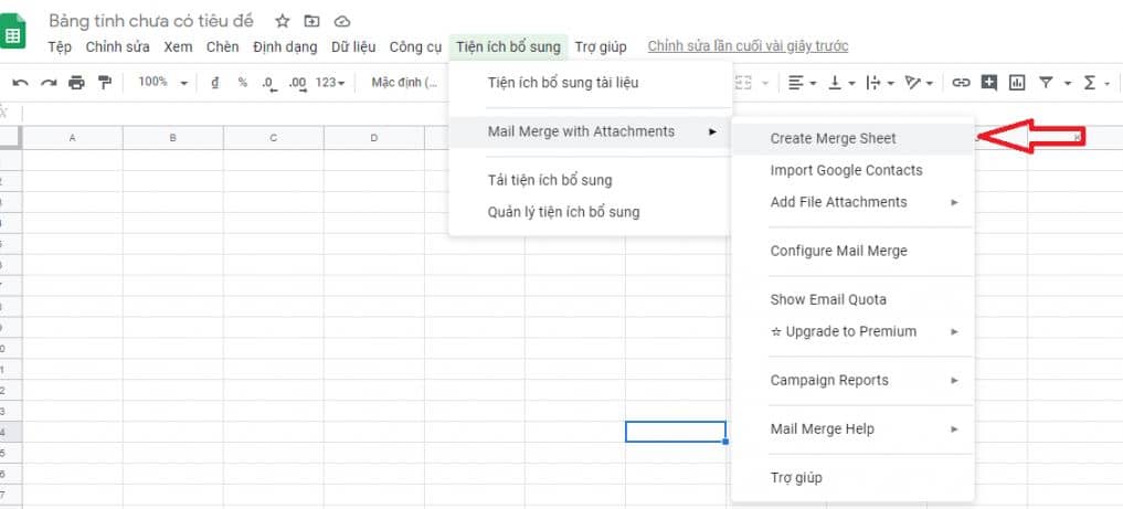 Gửi mail hàng loạt trong mail merge 5