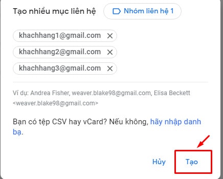 Gửi mail hàng loạt trong gmail 6