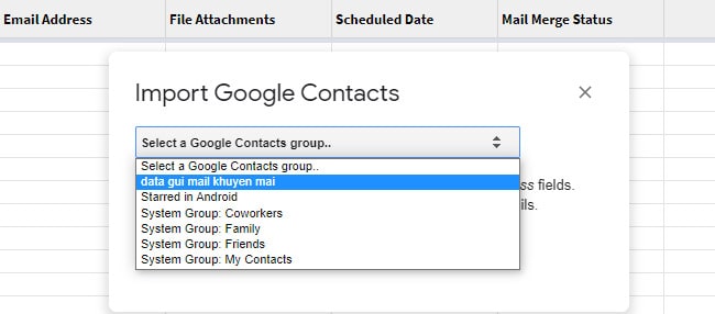 Gửi mail hàng loạt trong mail merge 8