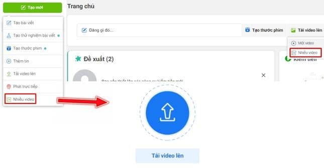 Cách đăng tải hàng loạt video bằng Studio sáng tạo