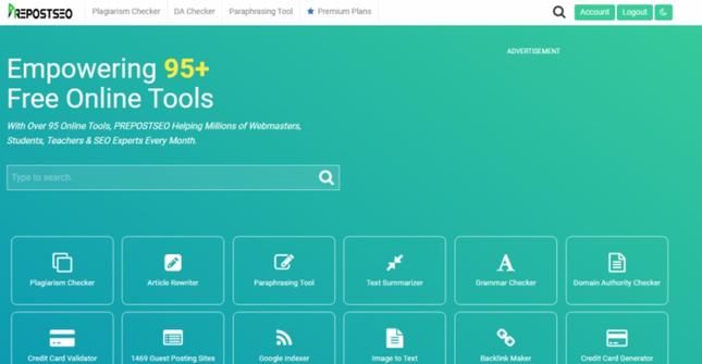 Check PA DA SEO Repostseo