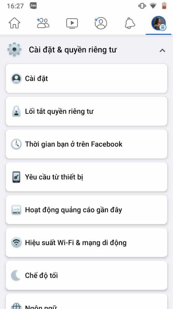 Xác nhận danh tính Facebook 1