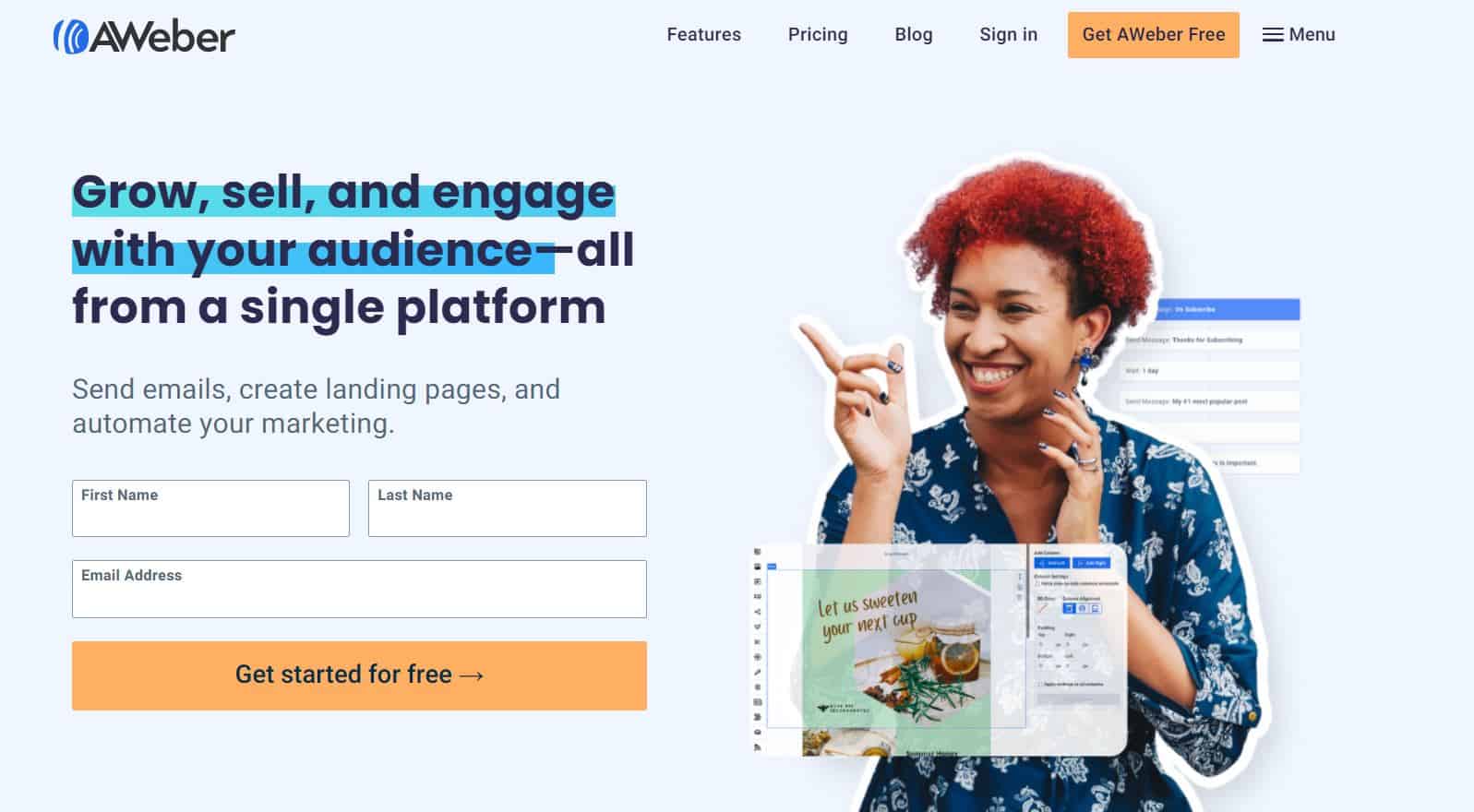 Aweber Email Marketing miễn phí