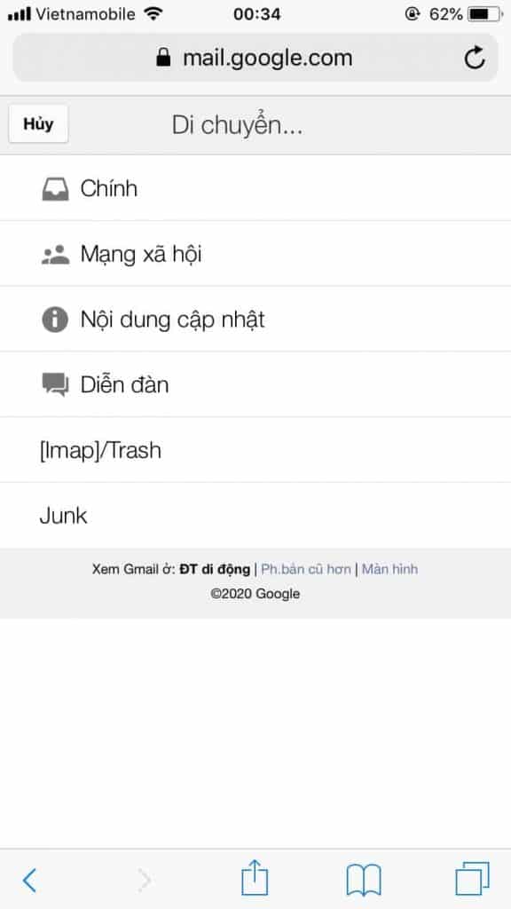 cách thêm email vào whitelist email 4