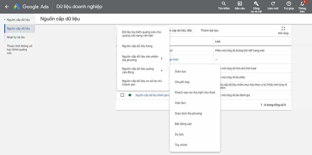 nguồn cấp dữ liệu dynamic display ads