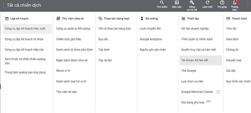 nguồn cấp dữ liệu google merchant center