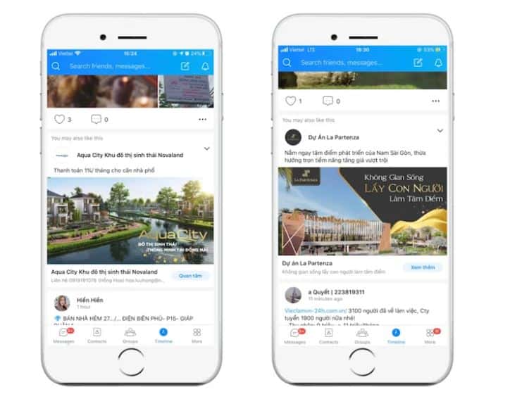 Quảng cáo tin đăng Zalo Ads