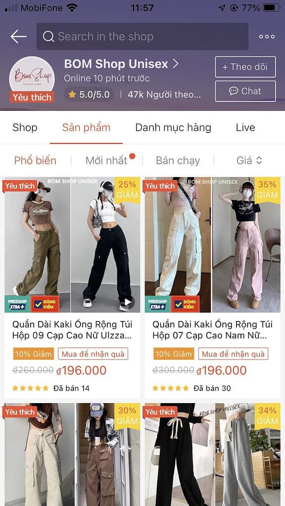 cách nhận biết shop uy tín trên shopee