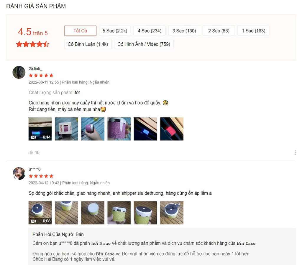 cách nhận biết shop uy tín trên shopee