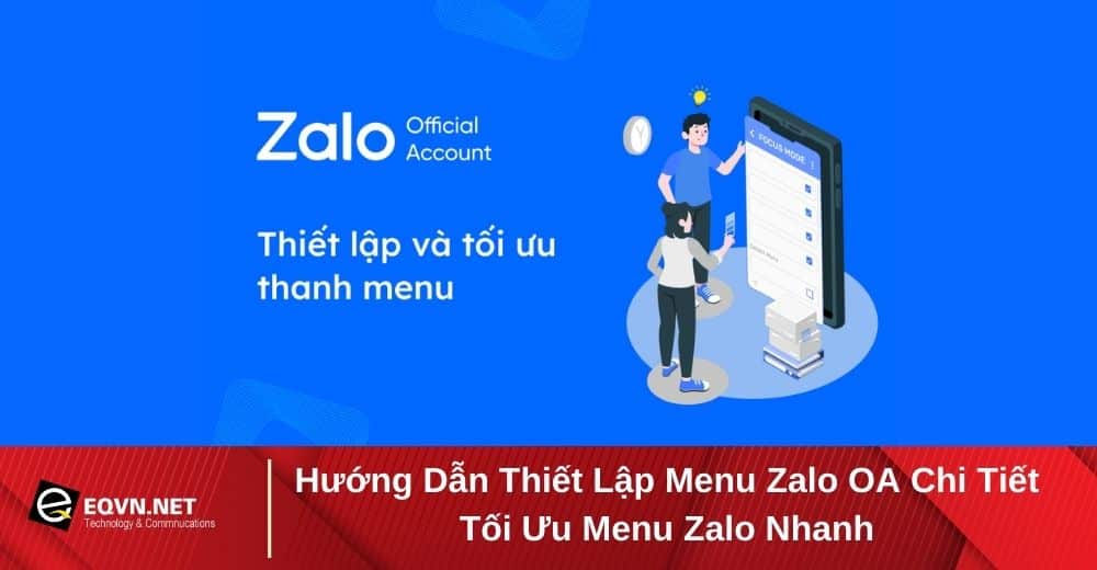 thiết lập menu zalo oa