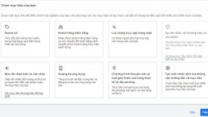 Chọn mục tiêu cho chiến dịch