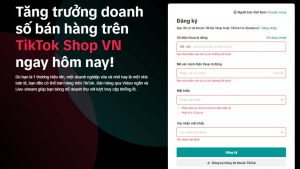 đăng kí tài khoản tiktok shop