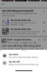 cach tao nhom tren facebook