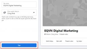 cach tao nhom tren facebook