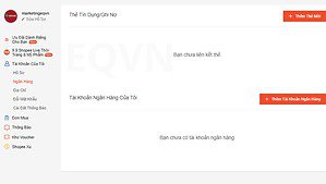 Thiết lập thanh toán trên Shopee