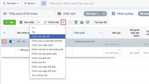 Chỉnh sửa quảng cáo