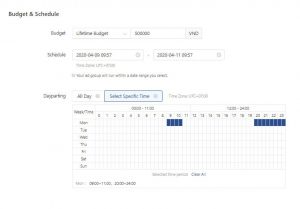 Đặt ngân sách cho nhóm