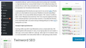 Thông qua Plugin Twin Word SEO