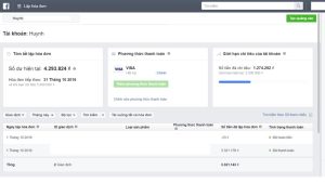 Cách xem phí thanh toán quảng cáo Facebook