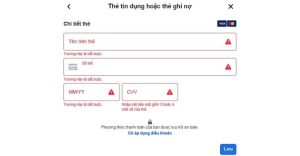 Chú ý những thông tin