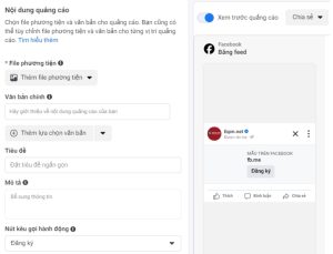 Thiết lập nhóm quảng cáo