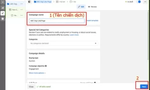 Đặt tên cho chiến dịch