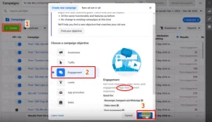Tạo chiến dịch mục tiêu tương tác