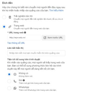 Chọn Đích đến