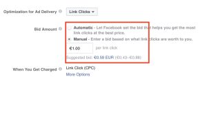 Giá thầu quảng cáo Facebook