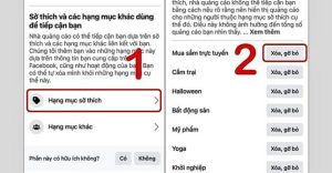 Chọn Hạng mục sở thích