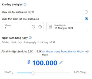 Thiết lập ngân sách