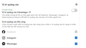 Vị trí quảng cáo