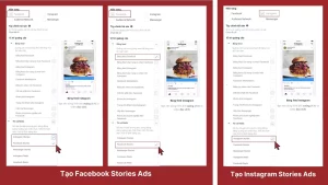 Cài đặt khi chạy quảng cáo