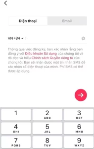 Nhập số điện thoại hoặc Email