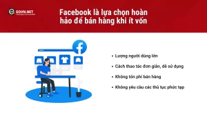 Vì sao nên chọn Facebook để bán hàng khi ít vốn?