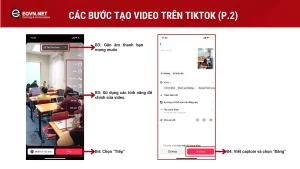 Các bước tạo video TikTok (Phần 2)