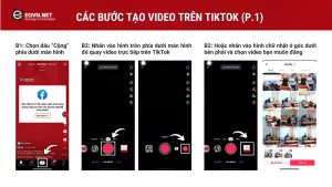 Các bước tạo video TikTok (Phần 1)