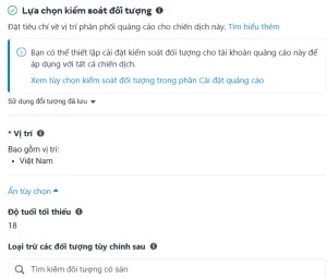 Đối Tượng & Mục Tiêu Quảng Cáo Facebook