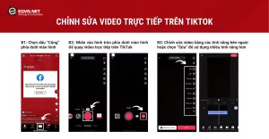 Chỉnh sửa video trực tiếp trên TikTok